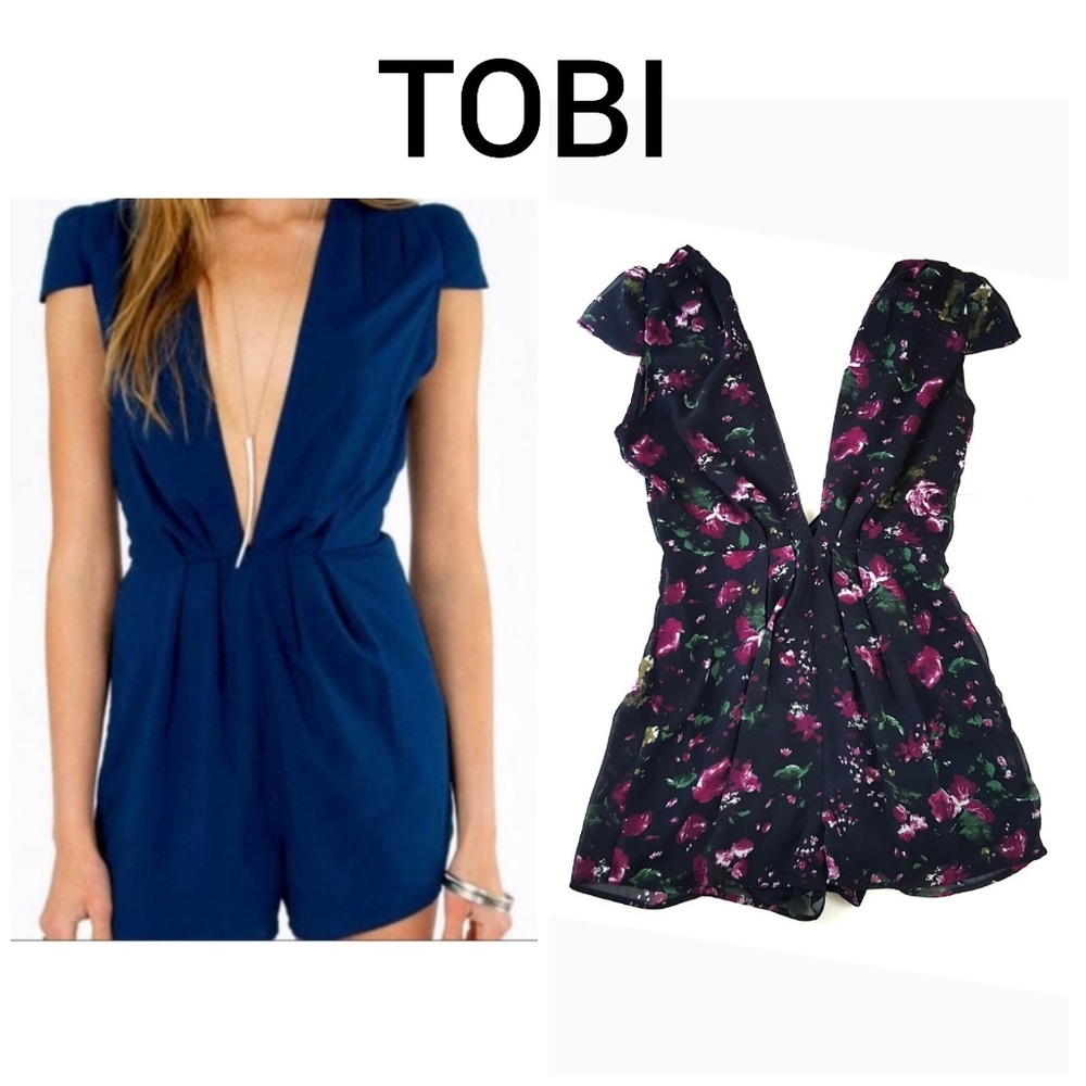 TOBI Floral Romper Size M